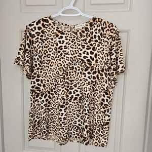 Leopard Print Women's Top